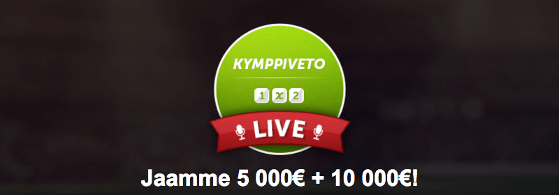 Kymppiveto ComeOn Kymppiveto ComeOn